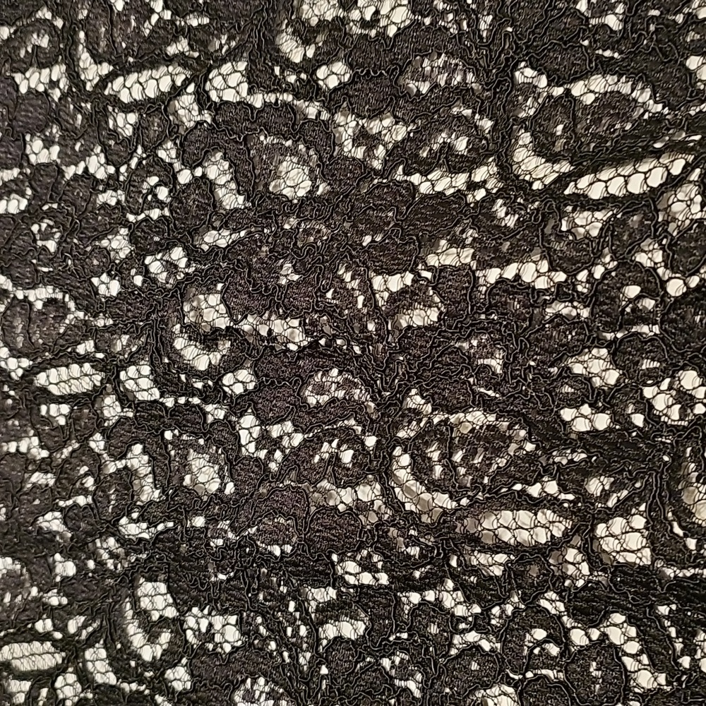 Simply Vera Vera Wang Black and White Graphic Long Sleeve Sweater - Picture 5 of 5